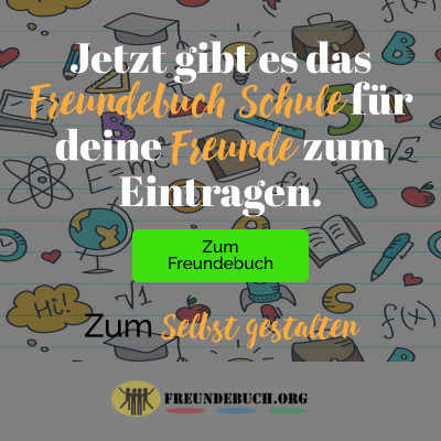 Zum Freundebuch Schule